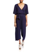 Meredith Cropped Jersey Jumpsuit