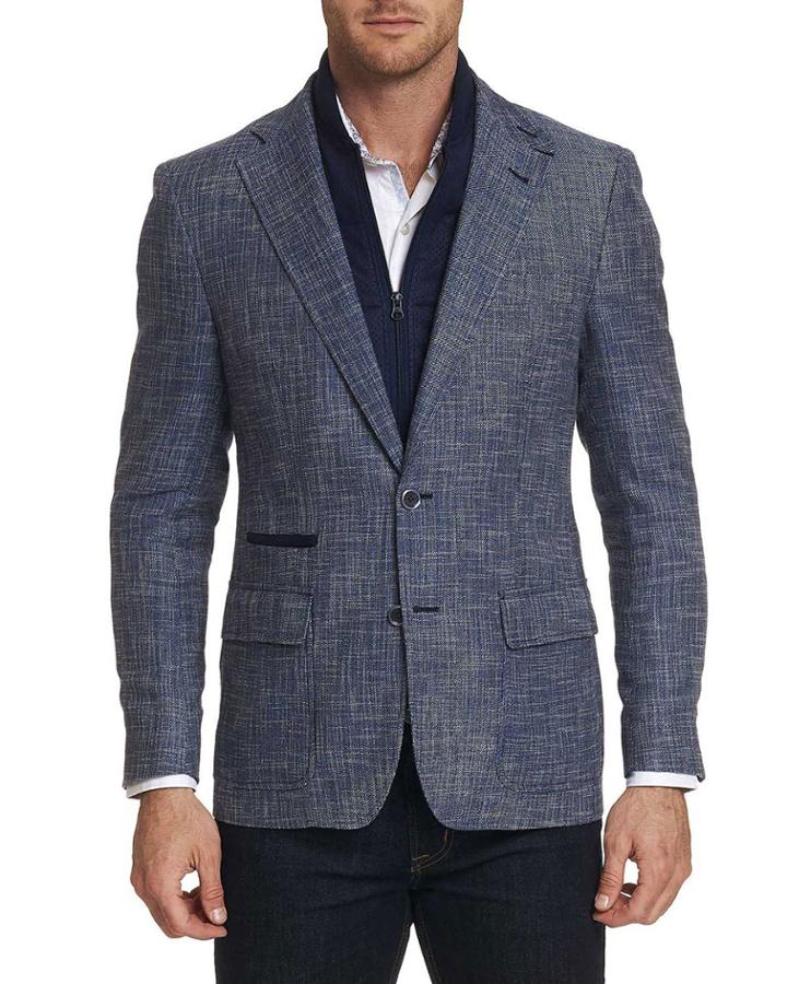 Men's Downhill Two-button Wool Jacket