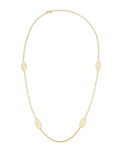 Bollicine 18k Long Station Necklace