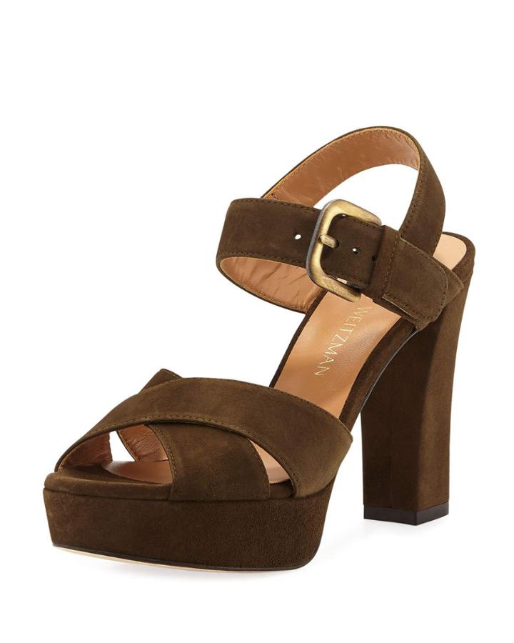 Exhale Suede Platform