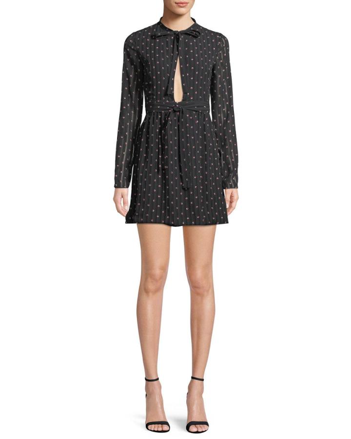 Leila Printed Long-sleeve
