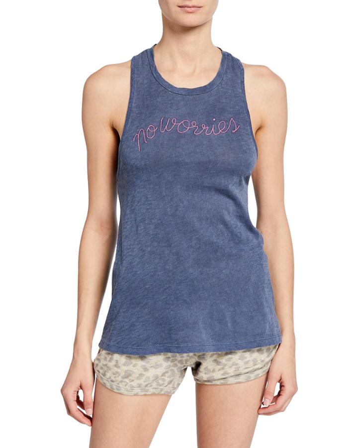 No Worries Twisted Racerback Tank
