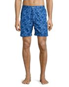 The Great Waves Swim Trunks, Royal Blue