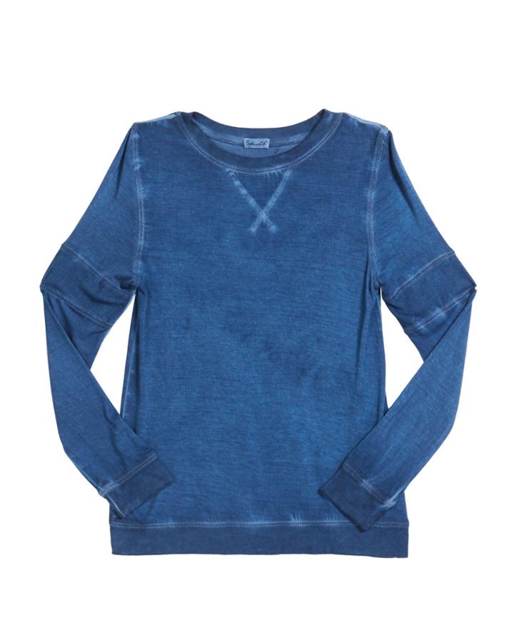 Girl's Oil Wash Jersey Top,