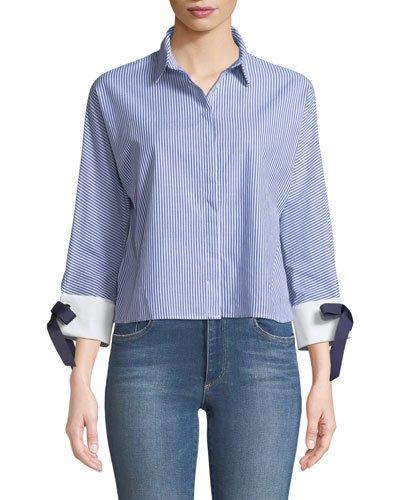 Tie-cuff Button-front