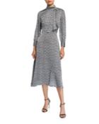 Brooklyn Midi Fit-and-flare Dress