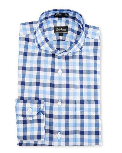 Classic-fit Non-iron Plaid-print Dress