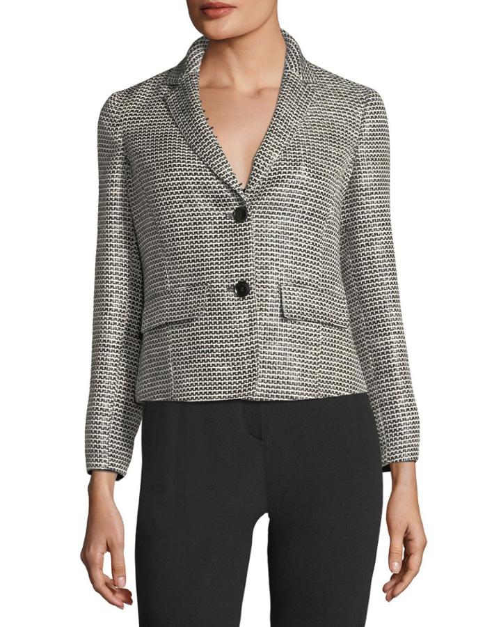 Two-button Tweed Jacket