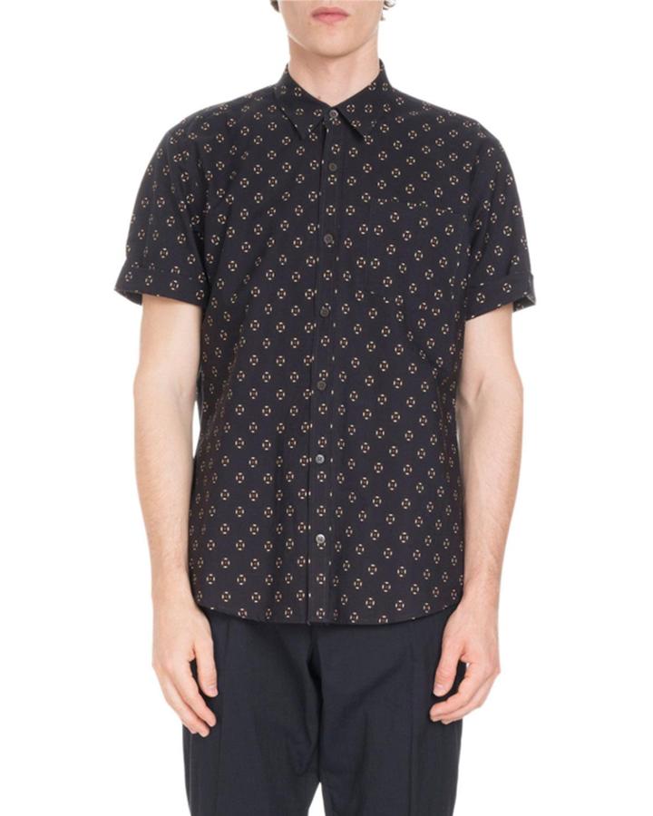 Short-sleeve Geo-print