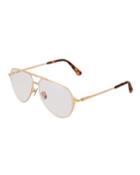 Men's Metal Aviator Optical Glasses