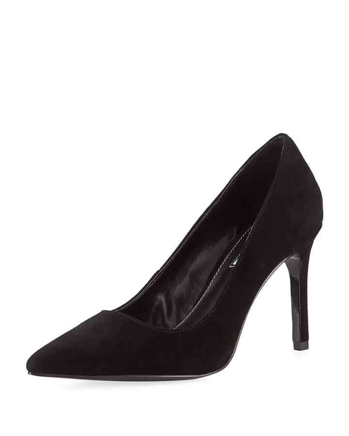 Denise Suede Pointy Toe Pumps