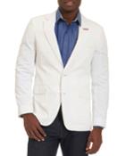 Castroville Seersucker Sport Coat, White