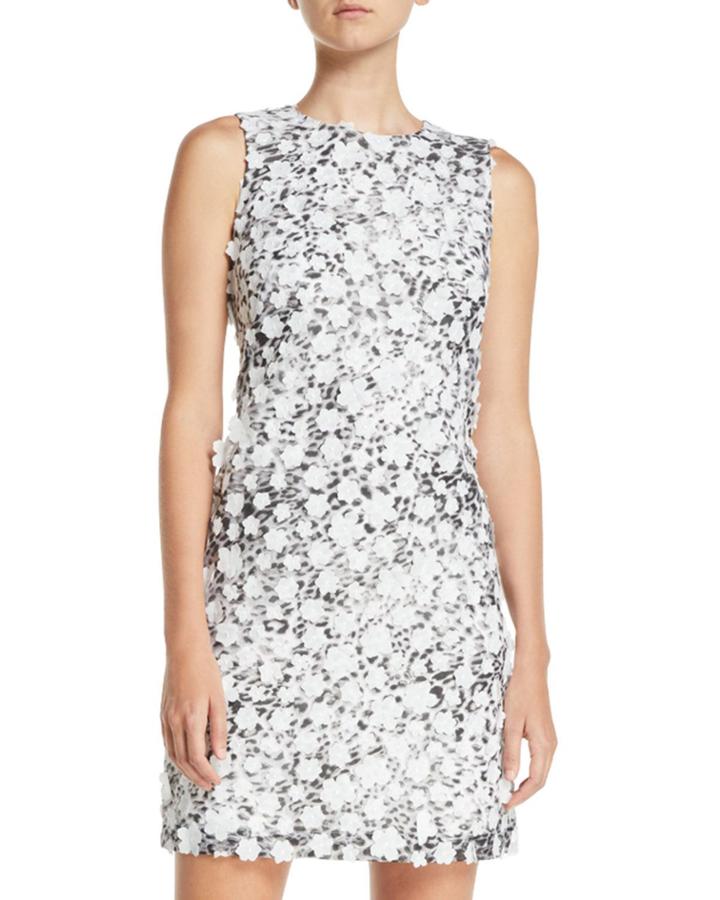 Sleeveless 3d Floral