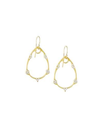Belle 18k Diamond Dangle & Drop Earrings