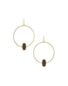 Elora Druzy Hoop-drop Earrings