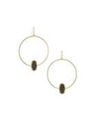 Elora Druzy Hoop-drop Earrings