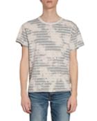 Men's Bleached Striped T-shirt