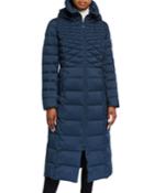 Quilted Long Hooded Coat