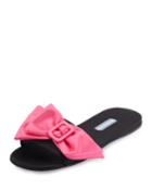 Satin Bow Mule