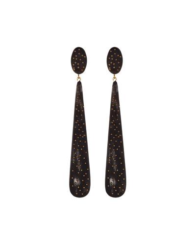 Malama Dark Horn Drop Earrings