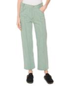Golky Mid-rise Wide-leg Cropped Jeans