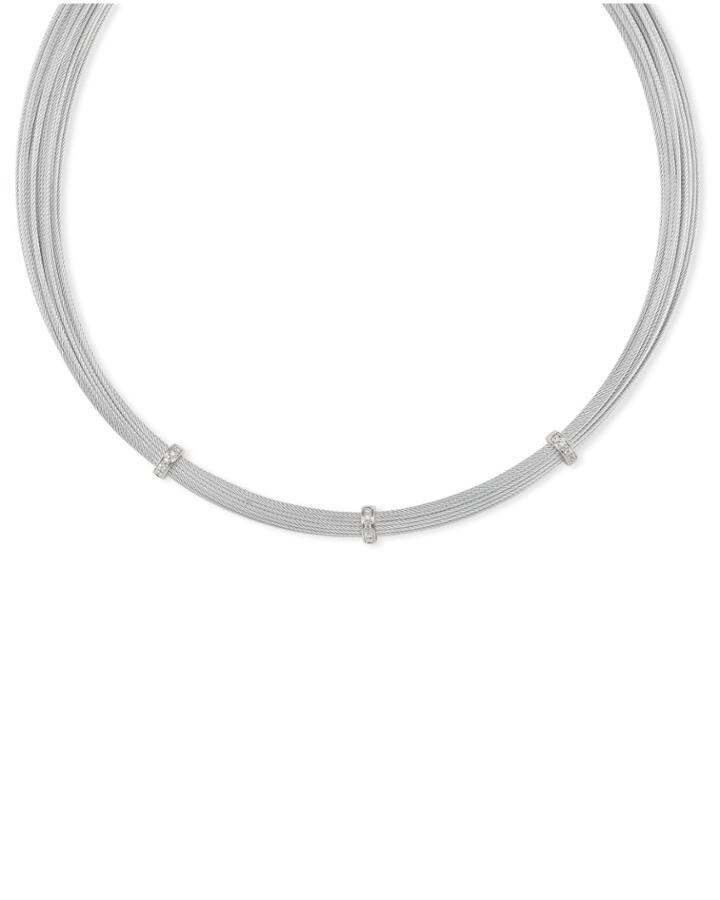 Multi-strand Necklace W/ Diamond