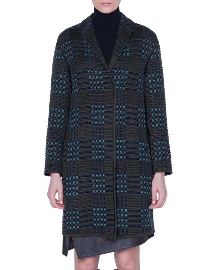St. Gallen Embroidered Wool-silk Knee