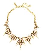 Pear Cabochon Collar Necklace