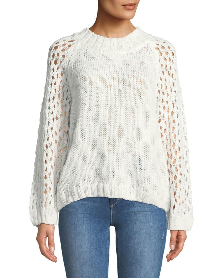 Carlson Openwork-sleeve