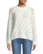 Carlson Openwork-sleeve