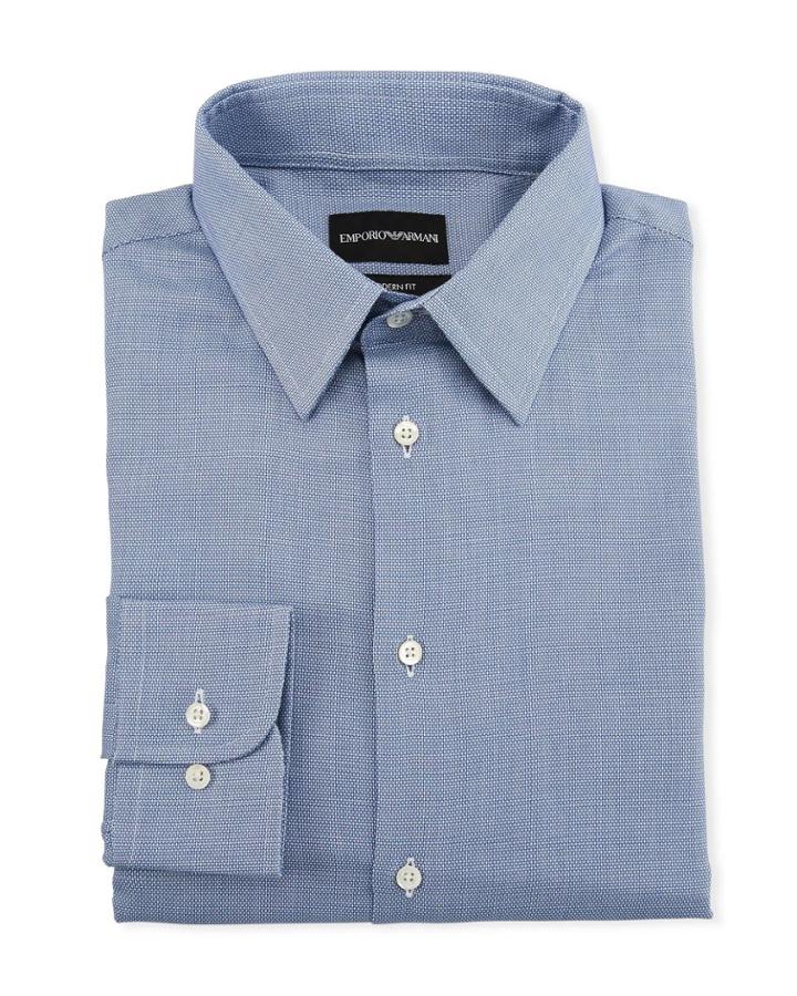 Men's Tonal Square Modern-fit Dress