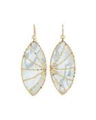 14k Large Isabella Mother-of-pearl Drop Earrings