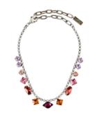 Multicolor Crystal Choker Necklace