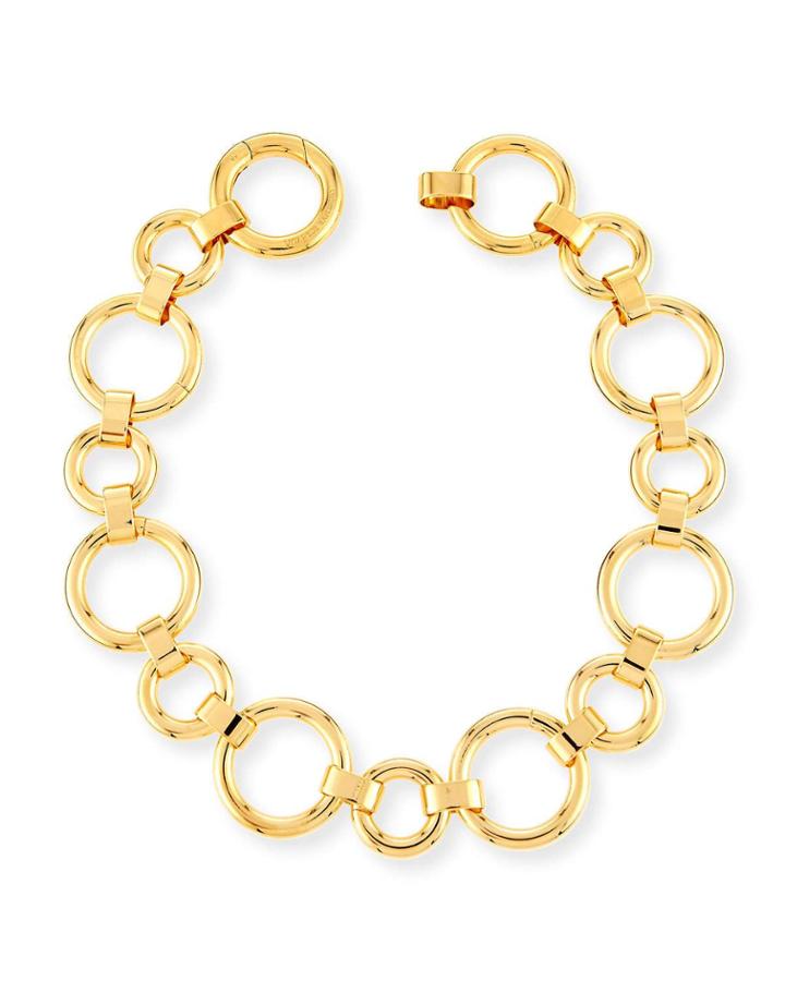 Moneta Circle Link Choker Necklace