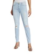 Le High Skinny Distressed Jeans