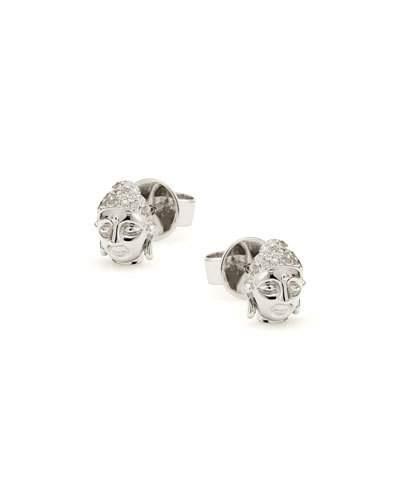 14k Pave Diamond Buddha