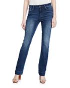 High-waist Boot-cut Jeans