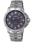 Time-date Gent Watch W/ Bracelet, Gray