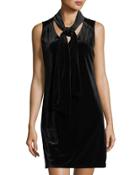 Tie-neck Velvet