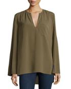 Lucidity Long-sleeve Top, Olive