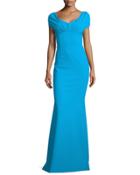 Ruched Sweetheart Gown, Torchino