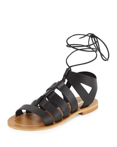 Amorie Leather Lace-up