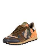 Camo Rockstud Leather/suede
