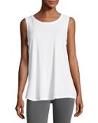 The Cross-back Muscle Tee, White