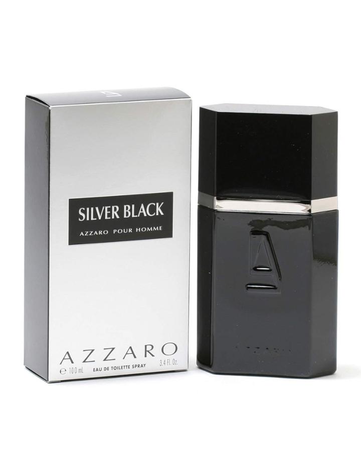 Silver Black For Men Eau De Toilette Spray, 3.4 Oz./