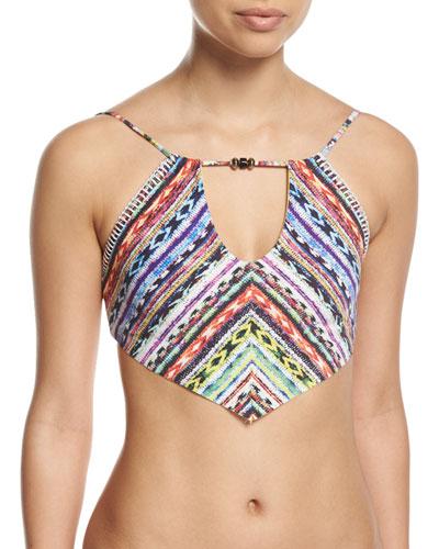 Beach Blanket Crop Swim Top,