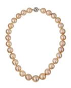 14k Graduated Cream Freshwater Pearl Necklace