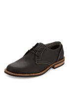 Waylon Lace-up Leather Oxford, Black