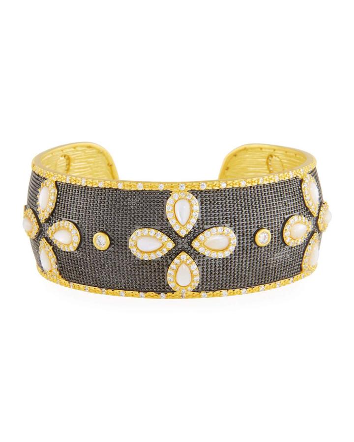 Fleur Bloom Petal Cuff Bracelet
