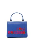 Top-handle Bag With Logo Embroidery